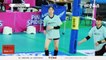 '여자 배구 쯔위!' 박혜민, 경기전 몸 푸는 모습은_ (feat.8등신 기럭지) [M+현장] |  Volley ball Tzuyu