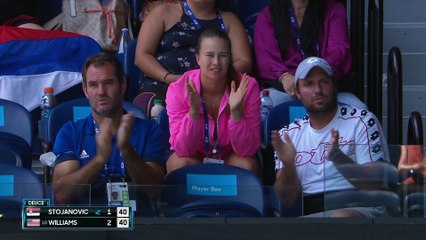 Williams autoritaire face à Stojanovic