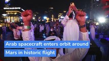 Arab spacecraft enters orbit around Mars in historic flight, and other top stories in technology from February 10, 2021.