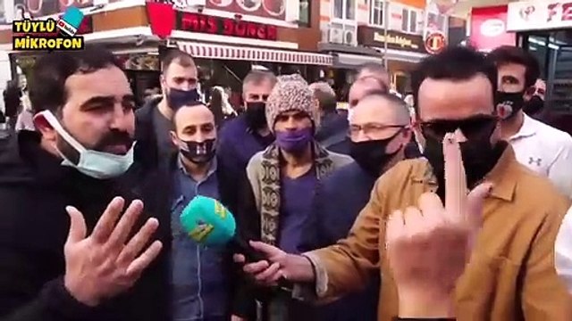 Sokak röportajında Şehit çocuğuyum diyen gence, Babanı kendine sermaye yapamazsın diyerek yanıt verdi