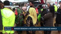 Banjir Rendam Empat Kecamatan di Kabupaten Pekalongan, TNI Evakuasi Warga