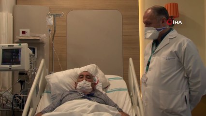Erzurum’da pandemi sürecinde ilk defa yurt dışından gelen hasta ameliyat edildi