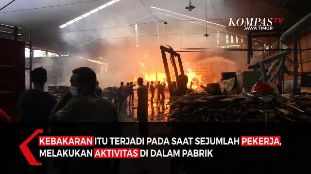 Pabrik Pengolahan Kayu Ludes Terbakar