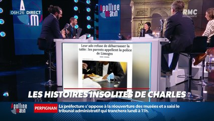 « Les histoires de Charles Magnien » : Leur ado refuse de débarrasser la table alors ils appellent la police  et elle plaque ses cheveux avec de la super glu - 10/02