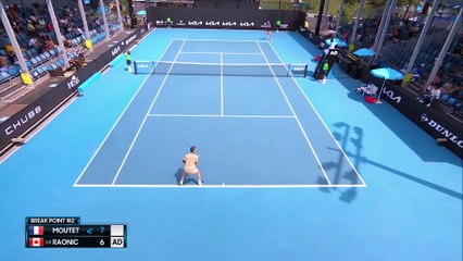 Moutet a tout donné, mais Raonic était trop fort : Le résumé de son élimination