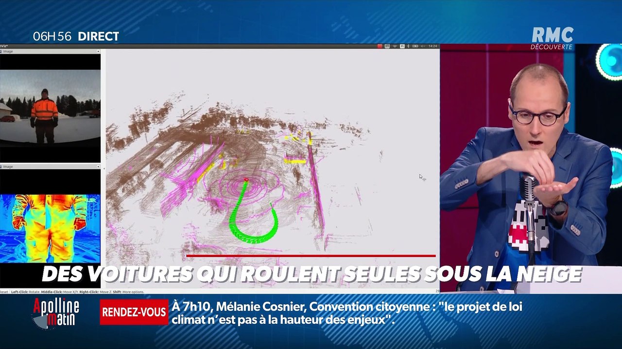 La chronique d'Anthony Morel : Des voitures qui roulent seules sous la neige - 10/02