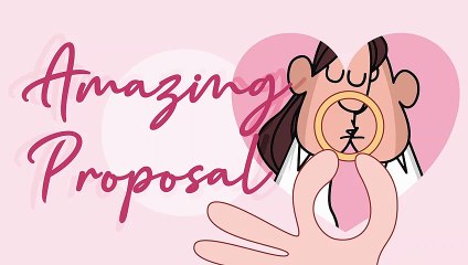 Most Amazing Proposal Ever | Cartoon Animation | 1 minute cartoon