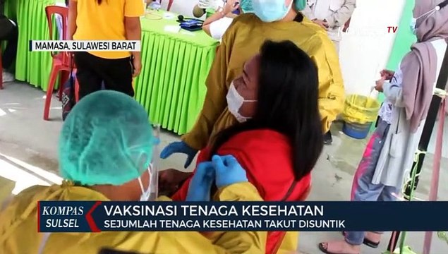 Vaksinasi Tenaga Kesehatan, Sejumlah Nakes Takut Disuntik