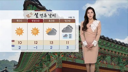 [날씨] 설 연휴 대체로 맑고 포근…안개·먼지 주의