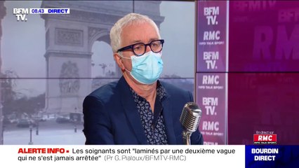 "On va dans le mur": le Pr Gilles Pialoux évoque des déprogrammations en réanimation dans son hôpital