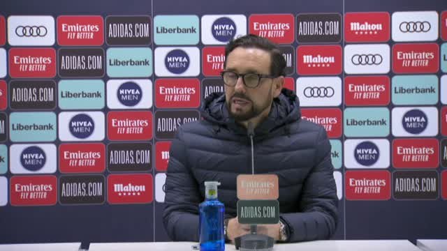 Bordalás: Hemos echado de menos que el club nos defendiera de las críticas