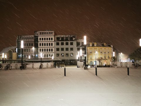 Neige : la Mayenne se réveille sous un beau manteau blanc