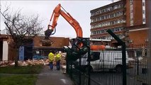 Burgess Hill library demolition