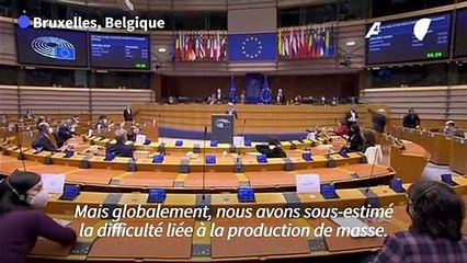 Vaccins: l'UE a "sous-estimé les difficultés liées à la production de masse" (von der Leyen)