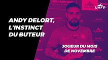 Interview d'Andy Delort, joueur du mois de novembre 2020 de la Ligue 1 Ubert Eats
