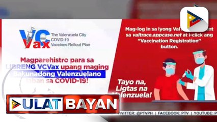 Valenzuela LGU, inanyayahan ang mga residenteng magparehistro sa libreng COVID-19 vaccine