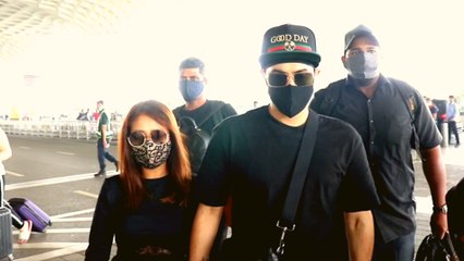 Neha Kakkar and Rohan Preet Singh Spotted at Airport | FilmiBeat