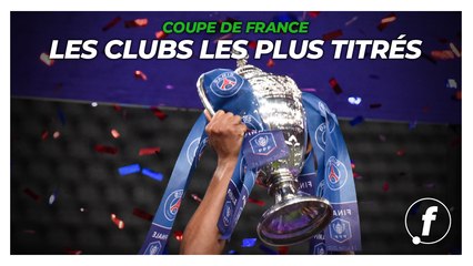 Coupe de France : les clubs les plus titrés