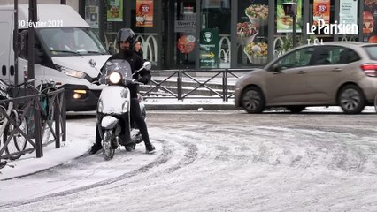 Neige et verglas : Paris patine un peu