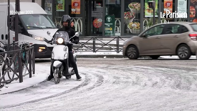 Neige et verglas : Paris patine un peu