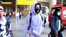 Vicky Kaushal, Siddhant Chaturvedi, Ishaan Khattar & Hansika Motwani snapped at the airport