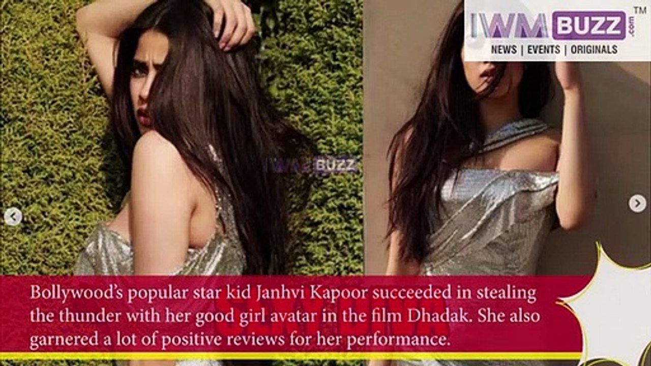 Janhvi Kapoor looks sexy in shimmery bodycon dress fans go crazy