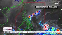 PTV INFO WEATHER: Panibagong LPA, namataan malapit sa Mindanao