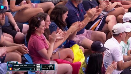 Sur la corde raide, Halep a joué les funambules pour se sortir du piège Tomljanovic