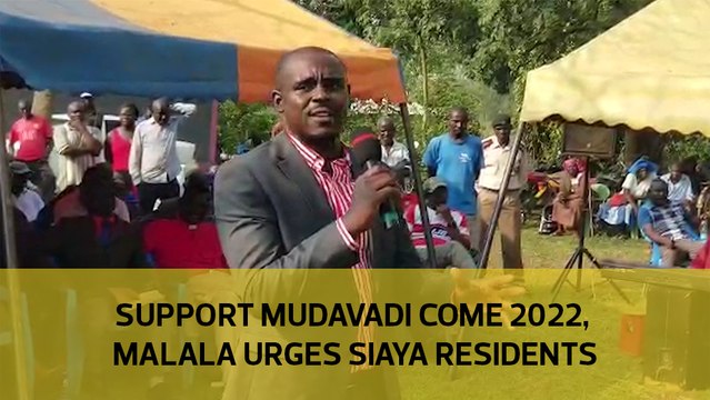 Support Mudavadi come 2022, Malala urges Siaya residents