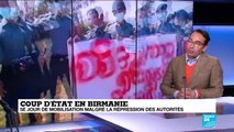 Coup d'État en Birmanie : 5ème jour de mobilisation malgré la répression des autorités