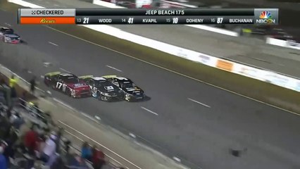 NASCAR Arca New Smyrna 2021 East Final Laps Gray Smith Gutierrez Three Wide Finish Epic Battle Win