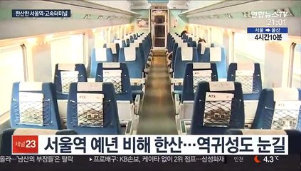 예년보다 차분한 귀성길…"설은 집에서"