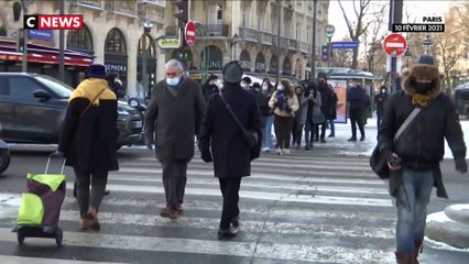 Paris et la Bretagne sous la neige