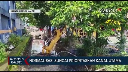 Normalisasi Sungai Pasca Banjir di Banjarmasin, Prioritaskan Kanal di Koridor Utama