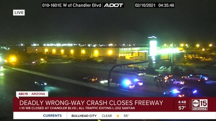 One killed in I-10 wrong-way crash