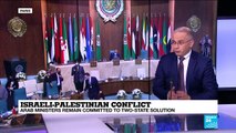 Isreali-palestinian Conflict : Arab ministers remain committed to two-state solution