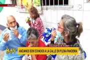 SMP: familia de adultos mayores es desalojada de vivienda en plena cuarentena