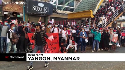 Macho men, princesses and ghosts: Myanmar protesters get creative