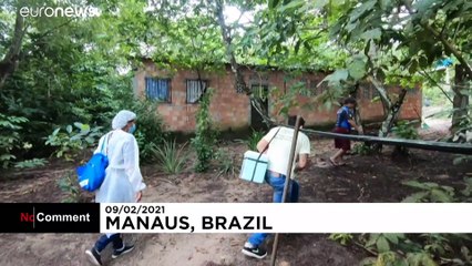 Brazil's Amazon riverside communities receive COVID jabs