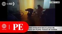 Dos adultos mayores robaron bicicleta de alta fama en pleno toque de queda | Primera Edición