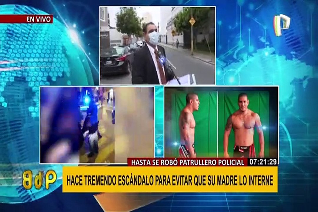 Luchador que fue intervenido por robo será internado por trastornos mentales, según abogado