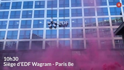 L'action coup de poing des salariés EDF et GRDF contre  "l'enfumage des projets Hercule et Clamadieu"