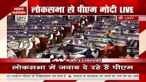 PM Modi replies on president's address in Parliament