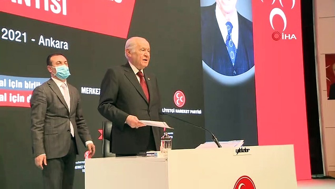 MHP Genel Başkanı Bahçeli, MHP MYK'da 18 Mart 2021'da yapılması kararlaştırılan Kurultay'da MHP Genel Başkanlığına yeniden aday olduğunu açıkladı.