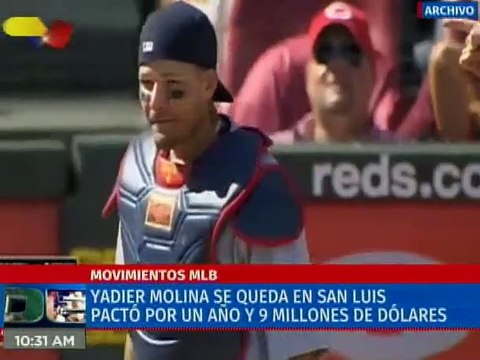 Deportes VTV 10FEB2021 I Yadier Molina se queda con los Cardenales de San Luis
