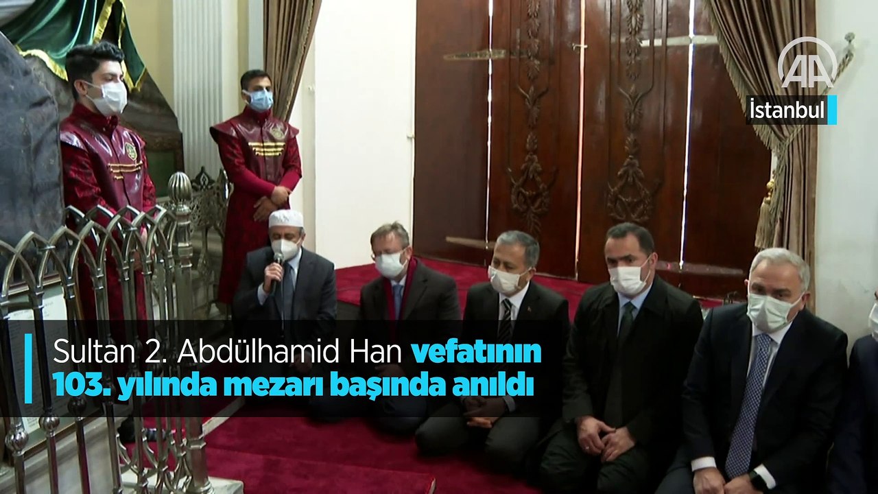 Sultan 2. Abdülhamid Han vefatının 103. yılında mezarı başında anıldı