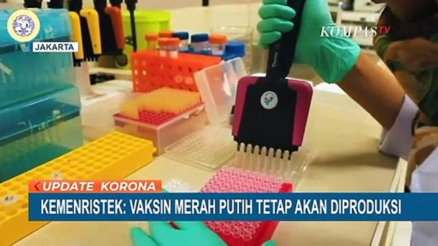 Kemenristek Tegaskan Vaksin Merah Putih Tetap akan Diproduksi
