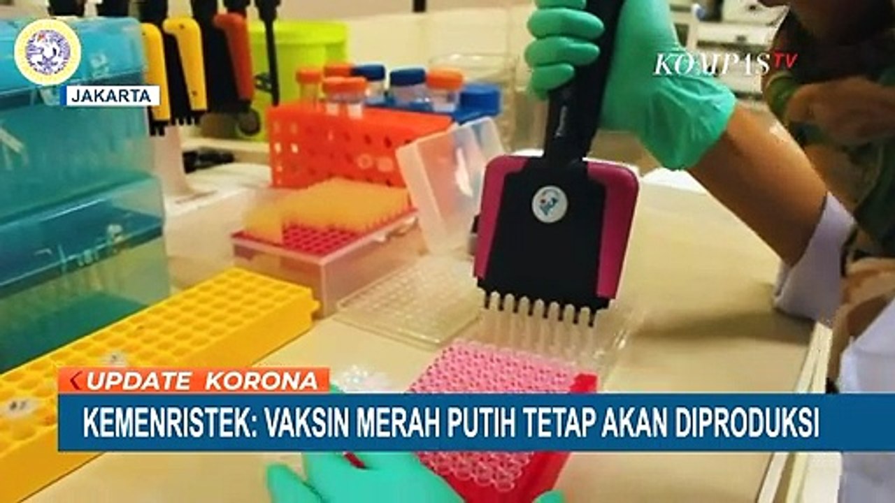 Kemenristek Tegaskan Vaksin Merah Putih Tetap akan Diproduksi
