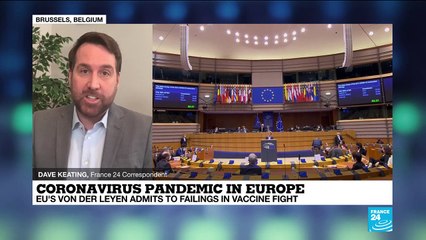 EU's von der Leyen debates Covid-19 vaccination strategy in Brussels