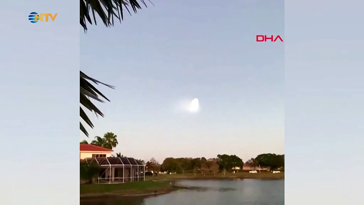 ABD'de UFO sanılan balistik füze panik yarattı